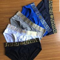 ราคา ส่งฟรี ส่งฟรี กางเกงในชาย Versace Grece Border Brief (1864145310)