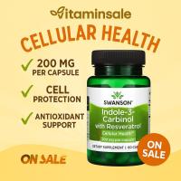 ราคา Swanson Indole‑3‑Carbinol + Resveratrol 200 mg 60 Capsules (21284072295)