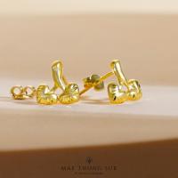 ราคา MTSGOLD ต่างหูแป้น เชอรี่หัวใจ ครึ่งสลึง (14298136054)