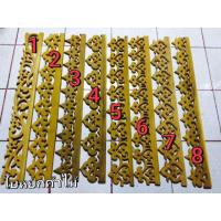 ราคา ไม้เชิงชายลายฉลุขนาดกว้าง6นิ้วยาว1เมตรจำนวน10แผ่น (10348715804)