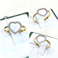 ราคา แหวนเพชรแท้เกรดพรีเมียม () ทองแท้18k (7252139494)