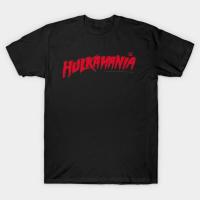 ราคา เสื้อยืด Vintage Hulk Hogan Hulkamania Text T-Shirt แท้ Cotton 100% การ์ตูน oversize สินค้ามาใหม่ (40867070448)