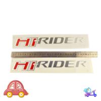ราคา sticker HI-RIDER 1 ชุด 2 ชิ้น สติ๊กเกอร์ HI-RIDER ติดรถ ford ranger ฟอร์ด เรนเจอร์ แดงเทา ขอบหลังบอลเงิน (ตามรูป) v.2 (27911707900)