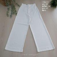 ราคา มือสอง-กางเกงขายาว // สีขาว (18967354946)