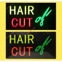 ราคา ป้ายไฟLED HAIR CUT ป้ายไฟLED OPEN WELCOME กันนํ้าได้ (5217115036)