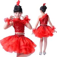 ราคา ชุดเต้นรำแจ๊สแบบเลื่อมสีแดงสำหรับคนอ้วน ทำจากผ้ากอซ พร้อมส่งฟรี (50252081303)