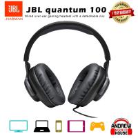 ราคา JBL QUANTUM 100 Wired over-ear gaming headset with a detachable mic หูฟังขั้นเทพชนิดครอบหูสำหรับคอเกมส์ ประกันศูนย์ 1 ปี (9109217563)