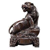 ราคา ไม้เนื้อแข็งแกะสลักเสือคำรามแม่น้ำสิบสองราศี ของตกแต่งเสือไม้แข็ง แกะสลักไม้แดงนำโชค ปีเสือ ประติมากรรมไม้ (27084033636)