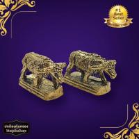ราคา รูปหล่อควายธนู ครูบาน้อย เทพธรรมรังษี เนื้อทองเหลือง ขนาด 3 ซม บูชาติดบ้านติดเรือน ป้องกันขโมย ขับไล่สิ่งที่ไม่ดี (20278533767)