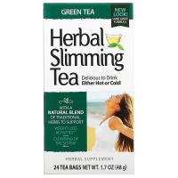 ราคา 21st Century - Herbal Slimming Tea รสชาเขียว ปราศจากคาเฟอีน 24 ถุงชา (48 ก.) (26908709472)