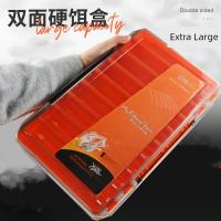 ราคา บอดี้กบยาง กบส่าย ขนาดใหญ่ Lure กล่องเหยื่อปลอมกล่องเก็บ Double-Layer Double-Sided Multi-Function กล่องตกปลาตกปลาเกียร์เก็บ Minn (50103999704)