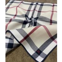 ราคา ผ้าเช็ดหน้า burberry ขนาดประมาณ18.5นิ้ว ผ้าทอ โลโก้ปัก ลายใหญ่ซิกเนเจอร์สวยๆค่ะ นานๆเจอที มือสองของแท้ (56402084799)