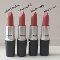 ราคา MAC Lipstick ลิปแมค (ของแท้) please me ,kindasexy , mocha (1344857348)
