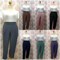 ราคา กางเกงสาวอวบ ผ้าฮานาโกะ Bigsize XL-XXL เอว36-48นิ้ว สม๊อคหลัง ผ้านุ่มมากก (18500525688)