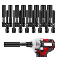 ราคา ชุดลูกบล็อกยาวพิเศษ 128 มม. ขนาด 1/2 นิ้ว (4 หุน) สำหรับบล็อกลม | Impact Socket Hex Shank ทนแรงกระแทก ใช้งานหนัก (29688259922)