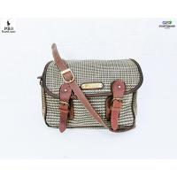 ราคา POLO RALPH LAUREN แท้ กระเป๋าสะพายข้างลายสก๊อตวินเทสคลาสสิก (23935375893)