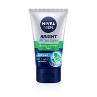 ราคา โฟมล้างหน้า NIVEA นีเวีย เมน ไบรท์ ออยล์ เคลียร์ 100 กรัม / 50 กรัม (22286638579)