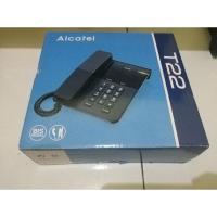 ราคา โทรศัพท์บ้านอะนาล็อกสายเดี่ยว Alcatel T22 พร้อมไฟแสดงสถานะ LED - สีดํา (28925158858)