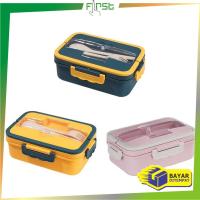 ราคา FH-C374 ชุดกล่องอาหารกลางวันช้อนตะเกียบฟางข้าวสาลีกล่องอาหารกลางวัน Anti-Sill / กล่องอาหารกลางวันฟางข้าวสาลี BPA ฟรี (26554319228)
