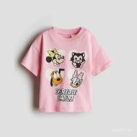 ราคา เสื้อยืดมินเนี่ยนสำหรับสาว ลายการ์ตูนพิมพ์รอบคอดesign ฟ้าขาว สไตล์สบายในฤดูร้อน (55903676623)