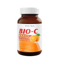 ราคา Vistra BIO-C 1000 mg 100 เม็ด ไบโอซี/ผิวกระจ่างใส/ลดหวัด/ภูมิแพ้ (3175355798)