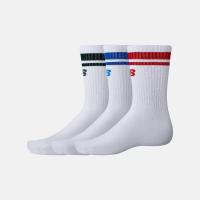 ราคา ถุงเท้า New Balance Line Mid Cuff Socks 3 Pairs [ ลิขสิทธิ์แท้ / ป้ายไทย] รหัส LAS32163 AS6 / AS5 (26559008222)
