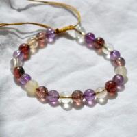 ราคา ข้อมือหินซุปเปอร์เซเว่น Super 7 bracelet ปรับไซส์ได้ ขนาดหิน ~6 mm (28369986714)