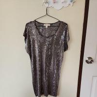 ราคา เดรสรัดรูป ผ้าเลื่อม ลายงู แขนปีน michael kors (24502644620)