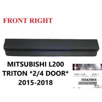 ราคา ศูนย์แท้ ฝาครอบคานประตู 2 4 ประตู มิตซูบิชิ ไทรทัน 2015-2019 MITSUBISHI TRITON สีดำด้าน ชายบันได ขอบประตู คนขับ คนนั่ง (24641514192)