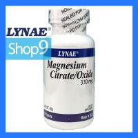 ราคา [EXP 05/2028] LYNAE MAGNESIUM CITRATE/OXIDE 330MG (60 TABLETS) ไลเน่ แมกนีเซียม 330 มก (21737579704)