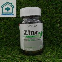 ราคา VISTRA ZINC 15 MG 45 CAPSULES สิว หน้ามัน ผมร่วง มีบุตรยาก เสริมภูมิคุ้มกัน (6637224915)