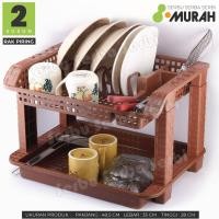 ราคา RATTANO S2 CAPUCINO DISH RACK - ชั้นวางจานพลาสติก 2 ชั้น - ชั้นวางจานพลาสติก 2 ชั้น (29631262952)