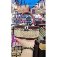 ราคา กระเป๋าถือ ทรงออเจ้า จากเสื่อกก (24800844015)