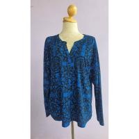 ราคา FF03502 เสื้อแฟชั่น สีน้ำเงิน มือสอง แบรนด์ DANA BUCHMAN อก 44-48 นิ้ว (22250055075)