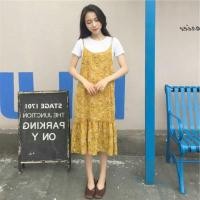ราคา New in ชุดเซต เสื้อแขนสั้น+เอี๊ยมกระโปรงตัวยาว งานนี้ใส่แล้วเกาหลีสุดดดด (985048696)