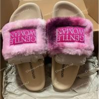 ราคา พร้อมส่ง✨รองเท้าขนเฟอร์ เหลือ size 36❗️แท้จากช้อป GENTLEWOMAN Furry Slippers Pink (28068333354)