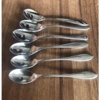 ราคา ช้อนเค็ก สแตนเลสมือสองญี่ปุ่น6ชิ้น (15974872278)