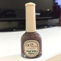 ราคา Skinfood Nail Vita Alpha + สี Mellow Brownie (ABR04) (32819878)