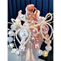 ราคา สายคล้อง baby three baby three พวงกุญแจ ที่ไม่ซ้ํากันมือวาดลูกปัดกระจกโซ่โทรศัพท์มือถือลูกปัดพวงกุญแจตกแต่งโซ่โทรศัพท์มือถือป้องกันการสูญหายโซ่น่ารักสร้อยข้อมือผีเสื้อ (49153531706)