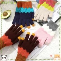 ราคา ถุงมือถักไหมพรมทัชสกรีน กันหนาว กันลม สําหรับผู้ชายผู้หญิง (26439796188)