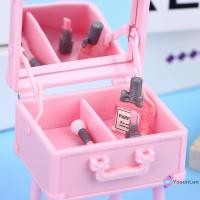 ราคา Yosunlan] 1 ชุด 1:12 Dollhouse Mini Vanity Case ลิปสติกน้ําหอม Air Cushion Mirror w/Holder Furniture Decor ของเล่นใหม่ (28380810898)