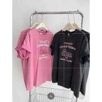 ราคา เสื้อยืดแขนสั้นพิมพ์ลายตัวอักษรพื้นฐานสําหรับผู้หญิง (พร้อมรูปถ่ายจริง) (24147162415)