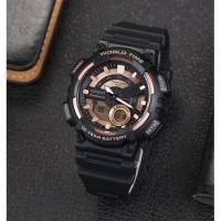 ราคา นาฬิกา Casio รุ่น AEQ-110W-1A3 นาฬิกาผู้ชายสายแสตนเลส หน้าปัดดำ/พิงค์โกลด์ ของแท้ 100% รับประกันสินค้า 1 ปี (11103663939)