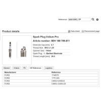 ราคา Hella หัวเทียน Iridium IAN10RC-7P 1 หัว MG HS HS PHEV GS 1.5 Turbo Ford Fiesta Eco sport 1.0 (26916281009)