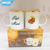 ราคา UNIQU Love Mug Set 2 ชิ้น - ชุดถ้วยเซรามิคถ้วยคู่ (43372690354)