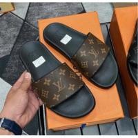 ราคา LV รองเท้าแตะผู้ชาย เลเวล ของแท้เต็มกล่อง - รองเท้าแตะรัดส้นไขว้คุณภาพพื้นยางนุ่ม ดีไซน์หรู``` (42015248557)