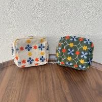 ราคา กระเป๋าใส่เหรียญปักลายจากผ้าฝ้ายและลินิน ใช้งานได้หลากหลาย เช่น เป็นกระเป๋าเครื่องสำอางหรือเก็บแผ่นอนามัย (55252465189)