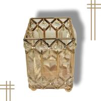 ราคา แจกันแก้ว/โลหะทรงสี่เหลี่ยม Avase158 (52152416771)