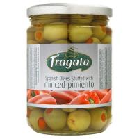ราคา Fragata Pimento Stuffed Manza Olives 450g ฟรากาตา มะกอกยัดไส้พริกพีเมียนโต 450 กรัม (10127663516)