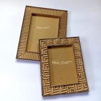 ราคา กรอบรูปกระดาษแข็งลายเท่ๆ / กรอบกระดาษแข็งลาย (27092351798)